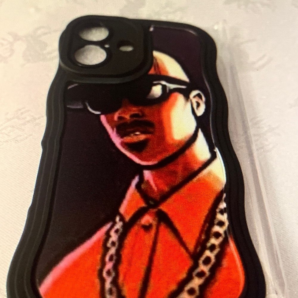 Black and Orange Phone Case